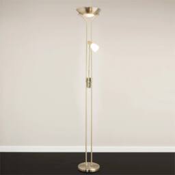 SPETLEK Floor Lamp Mother & Child Antique Brass in Gold - thumbnail 1