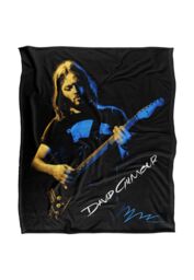 David Gilmour Tonal Photograph Silky Touch Super Soft Throw Blanket 152 X 127 cm in White - thumbnail 1
