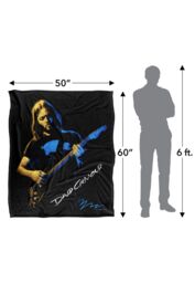 David Gilmour Tonal Photograph Silky Touch Super Soft Throw Blanket 152 X 127 cm in White - thumbnail 5