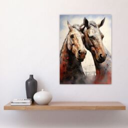Artery8 Kelpies Reimagined Mythical Scottish Horse Illustration Artwork Falkirk Scotland Large Wall Unframed Art Poster Print Thick Paper 18X24 Inch - thumbnail 4
