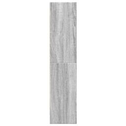 Berkfield Home Decorative Bookcase Grey Sonoma 60x24x109 cm Engineered Wood - Size: 60 x 24 x 109 cm - thumbnail 5