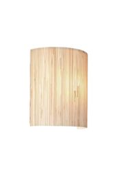 Netlighting Longshore Shade Wall Lamp Natural Seagrass Matt Black