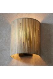 Netlighting Longshore Shade Wall Lamp Natural Seagrass Matt Black - thumbnail 6