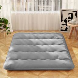 EONLION Double Size Floor Mattress Futon Mattress in Grey