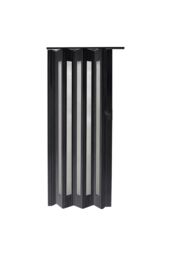 Living and Home PVC Accordion Folding Door in Black - thumbnail 5