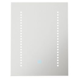 Loops 390 x 500mm IP44 LED Bathroom Mirror - Tunable White - Demister & Shaver Socket - thumbnail 1