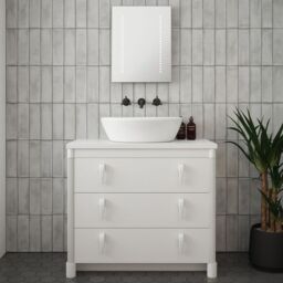 Loops 390 x 500mm IP44 LED Bathroom Mirror - Tunable White - Demister & Shaver Socket - thumbnail 4
