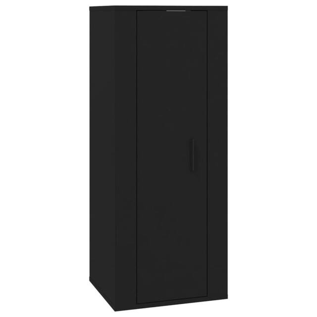Berkfield Home Wall Mounted TV Cabinet Black 40x34, 5x100 cm - image 1