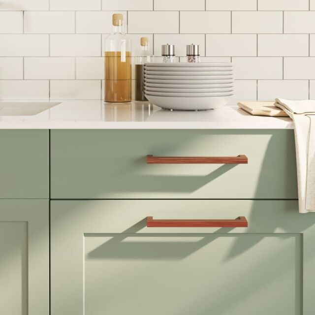 Berkfield Home Cabinet Handles 10 pcs Bronze 192 mm Stainless Steel in Brown - image 1
