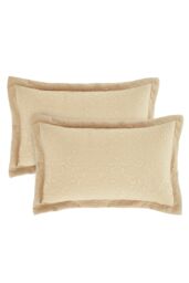 Pineapple Elephant 'Casablanca' Pinsonic Pillowsham Pair in Natural - thumbnail 3