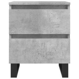 Berkfield Home Elegant Bedside Cabinet Concrete Grey 40x35x50 cm Engineered Wood - Size: 40 x 35 x 50 cm - thumbnail 5