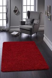 My Mat 'Buddy' Rug in Red - Size: 80 cm x 120 cm - thumbnail 1