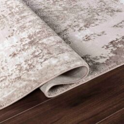 Desire Rugs Serenity Modern Abstract Acrylic Area Rug - Contemporary Style for Living Room, Bedroom or Hallway in Stone - Size: 60 cm x 220 cm - thumbnail 8