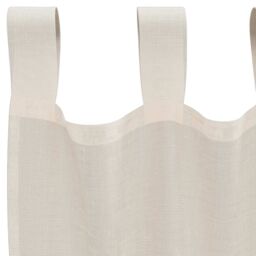 Berkfield Home Voile Curtains with Tab Top 2 pcs Cream - thumbnail 5