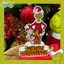 VFM e-Store Grinch Christmas Decoration Festive Gift 16cm x 10cm Green X 1 - Size: 16 cm x 10 cm - thumbnail 3