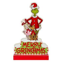 VFM e-Store Grinch Christmas Decoration Festive Gift 16cm x 10cm Green X 1 - Size: 16 cm x 10 cm - thumbnail 1