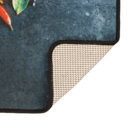 Berkfield Home Kitchen Rug Multicolour 60x180 cm Washable Anti Slip - Size: 100 cm diameter - thumbnail 4