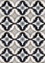 Artsy Mats Maroc Black Vinyl Floor Mat 72x100cm - Size: Medium - thumbnail 2