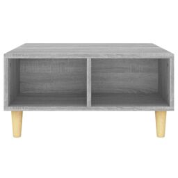 Berkfield Home Coffee Table Grey Sonoma 60x60x30 cm Engineered Wood - Size: 60 x 60 x 30 cm - thumbnail 4