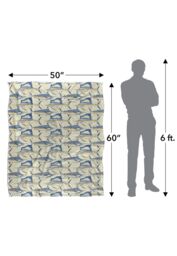 JQ Licensing Billfish Fishing Pattern 2 Silky Touch Super Soft Throw Blanket 152 X 127 cm in White - thumbnail 5