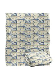 JQ Licensing Billfish Fishing Pattern 2 Silky Touch Super Soft Throw Blanket 152 X 127 cm in White - thumbnail 2