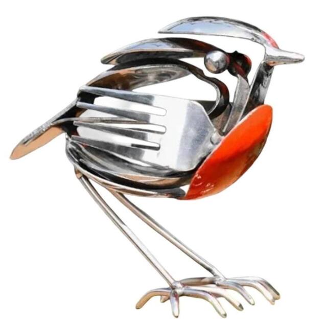 SPETLEK Robin Bird Art Sculpture Outdoor in Silver - image 1