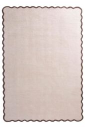 Origins Scalloped Elsie Natural/Brown in Natural - Size: 120 cm x 170 cm - thumbnail 2