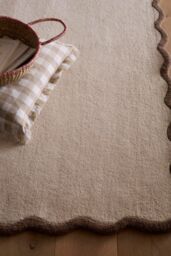 Origins Scalloped Elsie Natural/Brown in Natural - Size: 120 cm x 170 cm - thumbnail 3