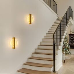 COMELY 12W Indoor Wall Lights, Modern Gold Wall Lights, 3000K/4500K/6500K - thumbnail 5