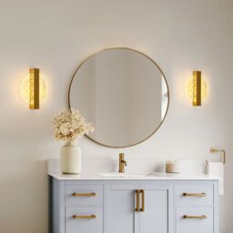 COMELY 12W Indoor Wall Lights, Modern Gold Wall Lights, 3000K/4500K/6500K - thumbnail 4