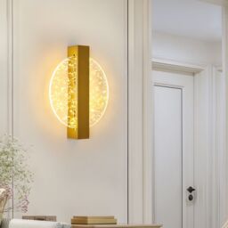 COMELY 12W Indoor Wall Lights, Modern Gold Wall Lights, 3000K/4500K/6500K - thumbnail 3