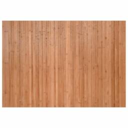 Berkfield Home Rug Rectangular Nature 70x200 cm Bamboo in Brown - Size: Medium