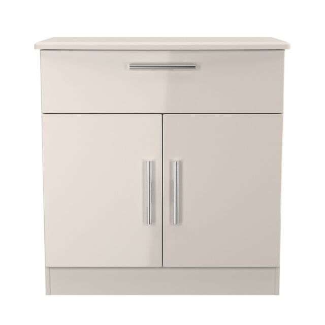 Ready Assembled 2 U Windsor 1 Drawer 2 Door Sideboard (Ready Assembled) in Taupe - image 1