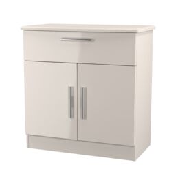 Ready Assembled 2 U Windsor 1 Drawer 2 Door Sideboard (Ready Assembled) in Taupe - thumbnail 3