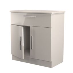 Ready Assembled 2 U Windsor 1 Drawer 2 Door Sideboard (Ready Assembled) in Taupe - thumbnail 5
