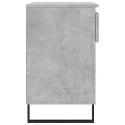 Berkfield Home Shoe Cabinet Concrete Grey 70x36x60 cm Engineered Wood - Size: 70 x 36 x 60 cm - thumbnail 7