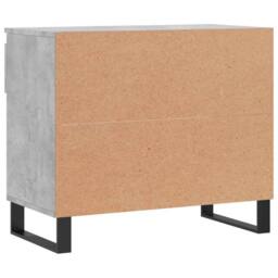 Berkfield Home Shoe Cabinet Concrete Grey 70x36x60 cm Engineered Wood - Size: 70 x 36 x 60 cm - thumbnail 8