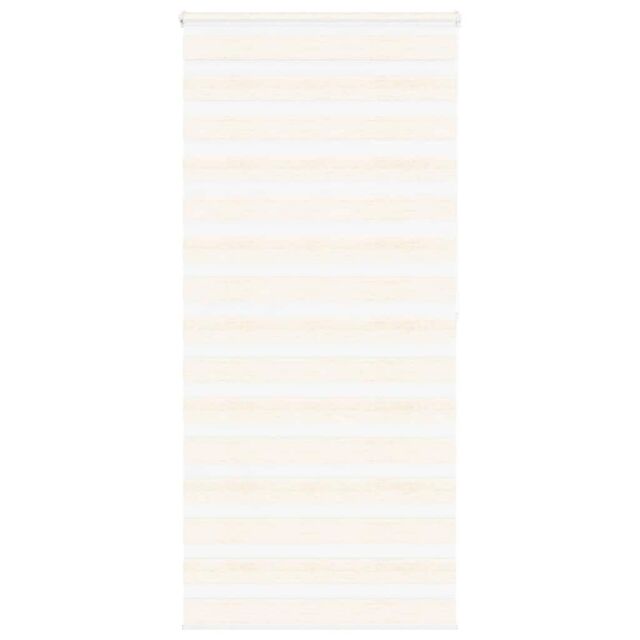 Berkfield Home Zebra Blind Marble Beige 100x200 cm Fabric Width 95.9 cm Polyester - image 1