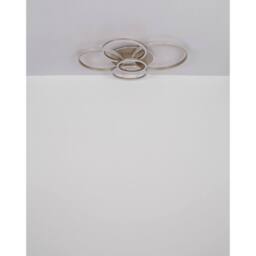 Netlighting Lorelei Semi Flush Ceiling Light Matt Champagne LED 3000K in Beige - thumbnail 6