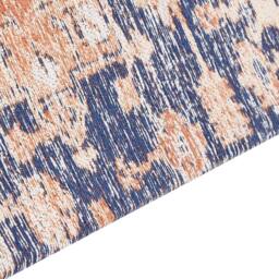 Wyld and Coco Cotton Area Rug 140 x 200 cm Blue Red Rectangular Oriental Boho - Size: 140 cm x 200 cm - thumbnail 3