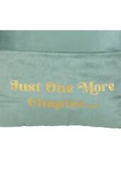 KDMD Just One More Chapter Cushion with Book Pocket - Cozy Reading Decor in Light Green - thumbnail 3