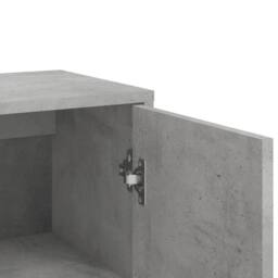 Berkfield Home Sideboard Concrete Grey 60x31x84 cm Engineered Wood - Size: 60 x 31 x 84 cm - thumbnail 8