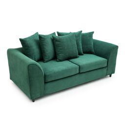 Abakus Direct Jumbo Grid 3 Seater Sofa with Cushions in Grey, Beige or Green - thumbnail 8