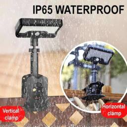 Havendro 2PCS Clip on Solar Light Outdoor LED Waterproof Motion Sensor in Black - thumbnail 4