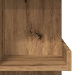 Berkfield Home Bar Table with Storage Rack Artisan Oak 100x48x101.5 cm in Brown - thumbnail 7