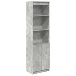Berkfield Home Highboard Concrete Grey 50x35x180 cm Engineered Wood - Size: 50 x 35 x 180 cm - thumbnail 2