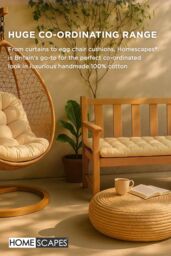 Homescapes Garden Bench Cushion Luxury 3 Seater Cotton Indoor Outdoor Pad, 143 x 48cm in Cream - Size: 143 x 48 cm - thumbnail 9