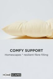 Homescapes Garden Bench Cushion Luxury 3 Seater Cotton Indoor Outdoor Pad, 143 x 48cm in Cream - Size: 143 x 48 cm - thumbnail 4