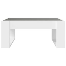 Berkfield Home Coffee Table with Infinity LED White 70x53x30 cm - Size: 70 x 53 x 30 cm - thumbnail 6