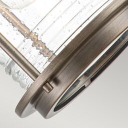 Netlighting Kichler Ashland Bay Outdoor Wall Lantern Burnished Bronze IP44 in Brown - thumbnail 3